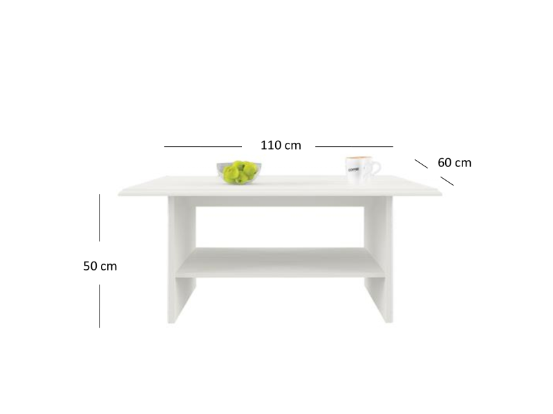 Ława TIFFANY 110 woodline krem | Mebelbos — zdjęcie 4