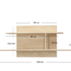 Panel TIPS 120 dąb sonoma | Mebelbos — zdjęcie 3