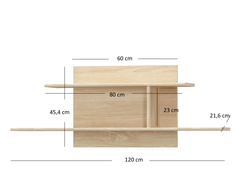 Panel TIPS 120 dąb sonoma | Mebelbos — zdjęcie 3