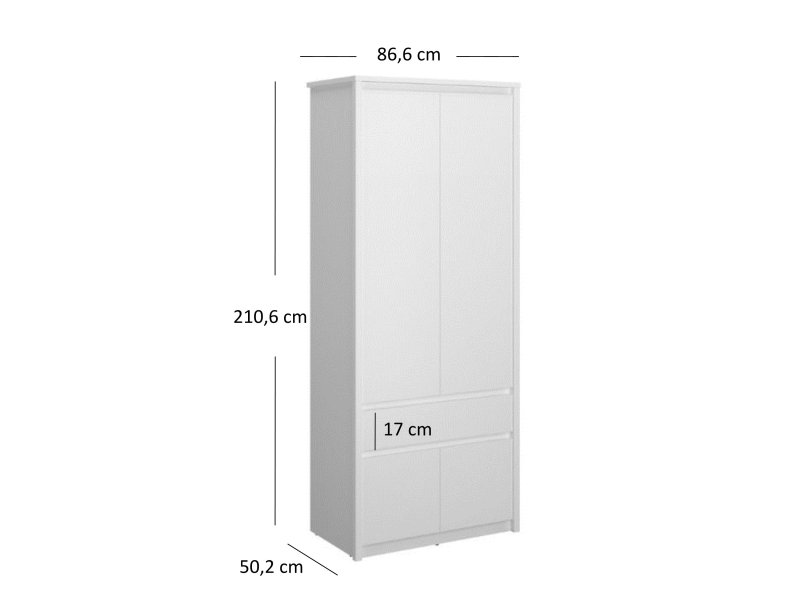 Szafa ERDEN 4d1s biały | Mebelbos — zdjęcie 4