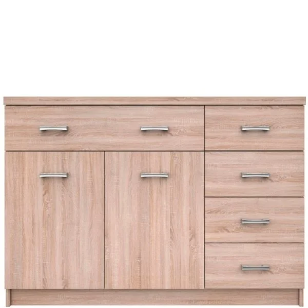 Komoda TOP MIX 2d5s dąb sonoma | Mebelbos