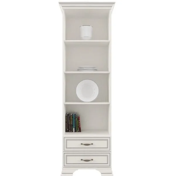 Regał TIFFANY otwarty 2s woodline krem (v.2) | Mebelbos