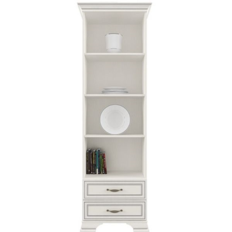Regał TIFFANY otwarty 2s woodline krem (v.2) | Mebelbos Regał TIFFANY otwarty 2s woodline krem (v.2) | Mebelbos
