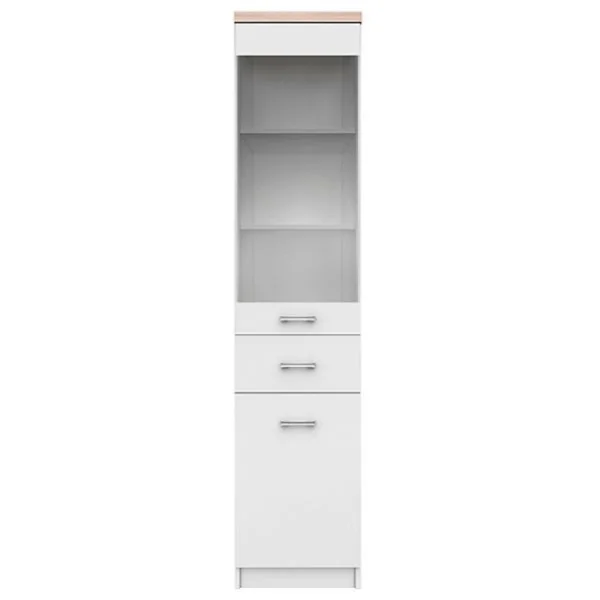 Witryna TOP MIX 1d1w1s biały | Mebelbos Witryna TOP MIX 1d1w1s biały | Mebelbos