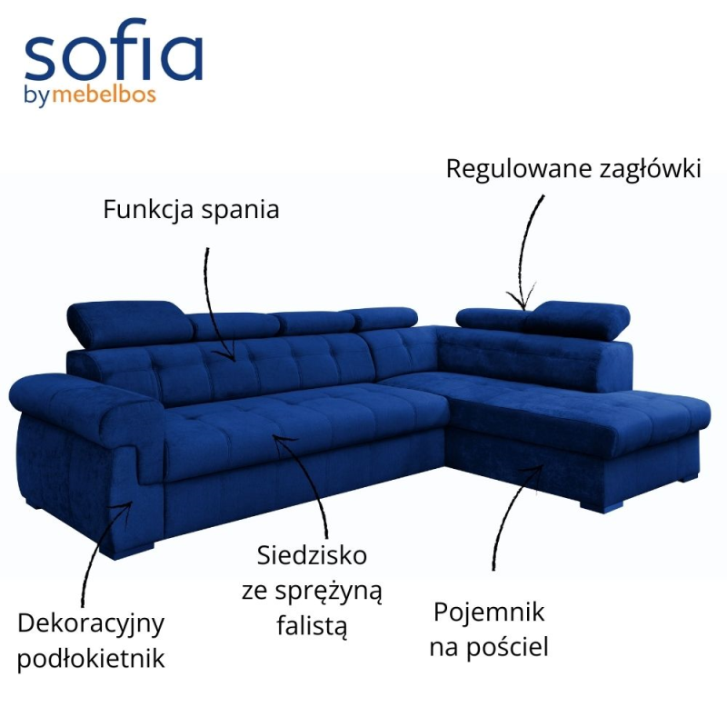Narożnik PRIMO prawy Fresh11 | Mebelbos — zdjęcie 5