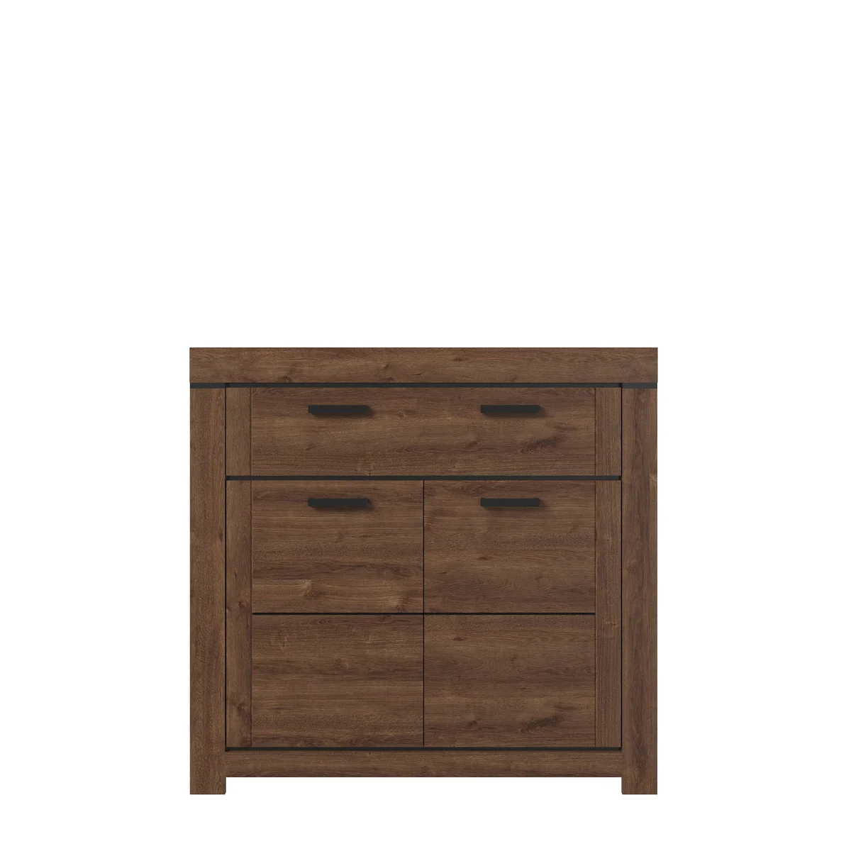 Komoda BRASS 2d1s dąb brązowy | Mebelbos Komoda BRASS 2d1s dąb brązowy | Mebelbos