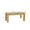 Ława CLASSIC WOOD 120 sosna miodowa | Mebelbos — zdjęcie 4