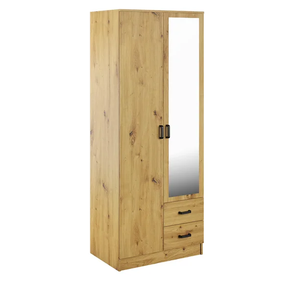 Szafa KAMI z lustrem 2d2s dąb artisan | Mebelbos Szafa KAMI z lustrem 2d2s dąb artisan | Mebelbos