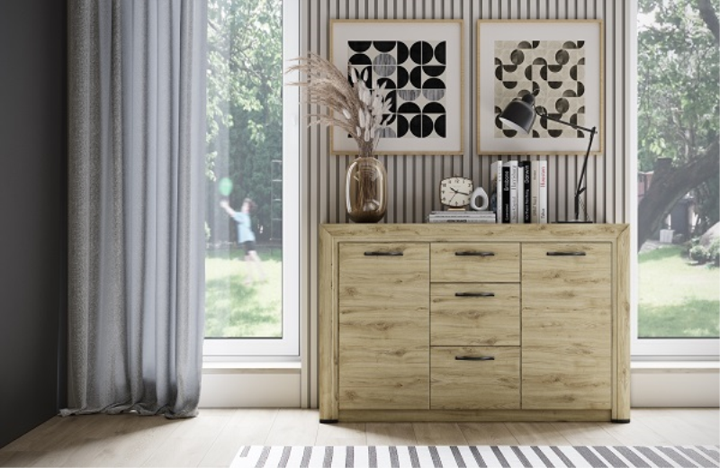 Komoda SAPORI 2d3s dąb navarra | Mebelbos — zdjęcie 2