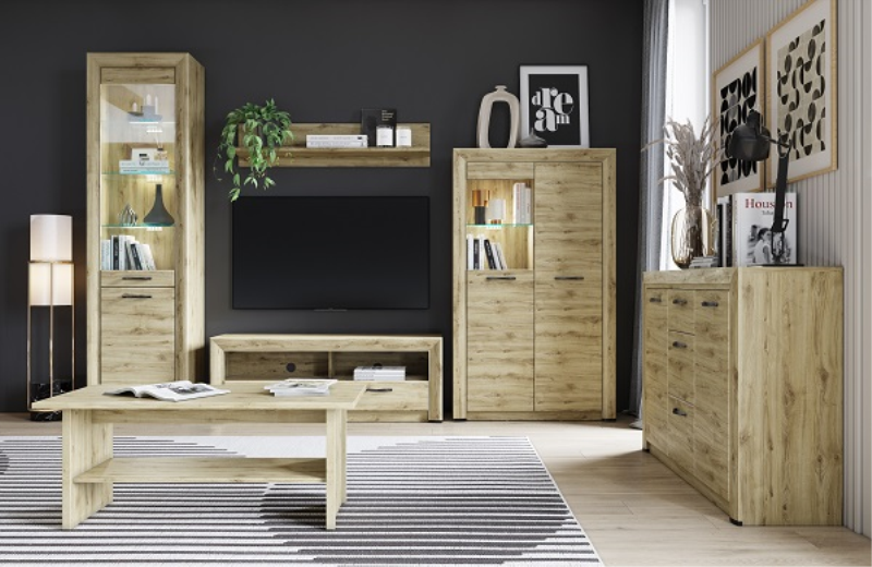 Półka SAPORI 120 dąb navarra | Mebelbos — zdjęcie 2