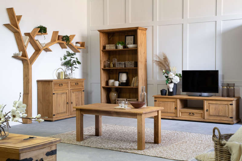 Komoda CLASSIC WOOD 2d2s sosna miodowa | Mebelbos — zdjęcie 2
