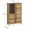 Witryna HELIX niska 2d1w [C] dąb evok | Mebelbos — zdjęcie 4